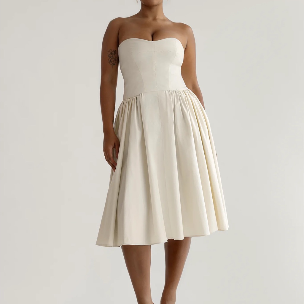 Orseund Iris Day Dress Size Small With Removeable Straps